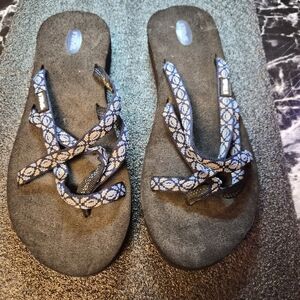 Teva Blue Strappy Sandals Women’s Size 8 Comfortable Casual